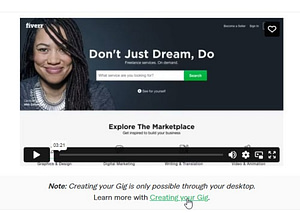 Creating Your Fiverr Gig