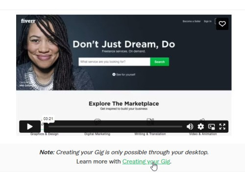 Creating Your Fiverr Gig